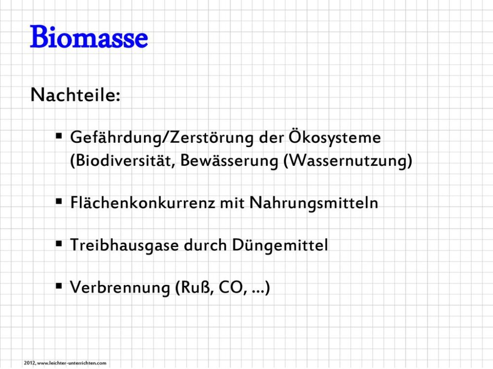 Biomasse: Vorteile und Nachteile für eine nachhaltige Energiezukunft